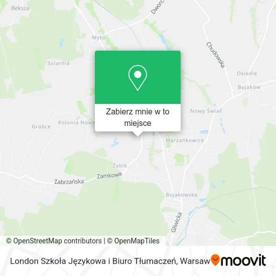Mapa London Szkoła Językowa i Biuro Tłumaczeń