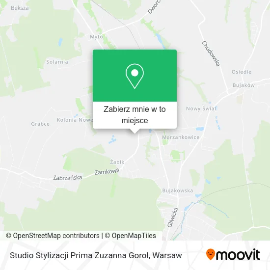 Mapa Studio Stylizacji Prima Zuzanna Gorol