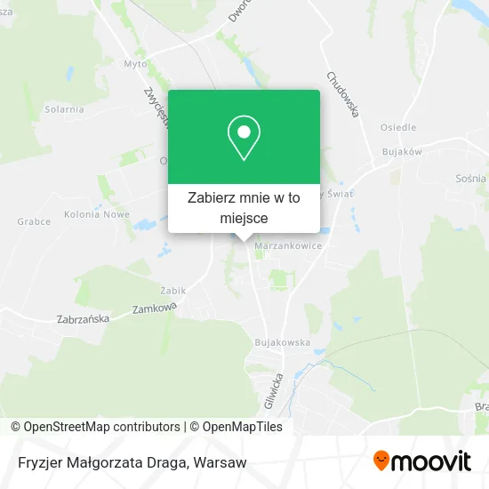 Mapa Fryzjer Małgorzata Draga