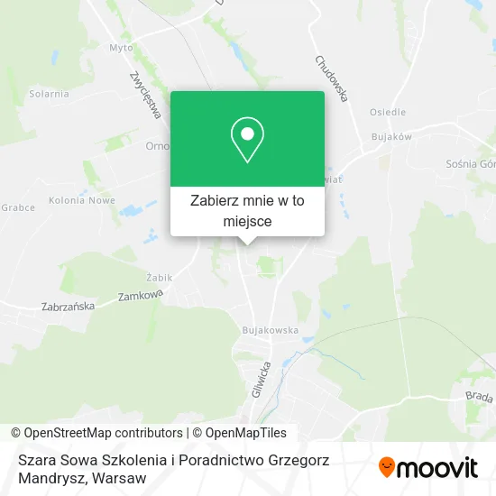 Mapa Szara Sowa Szkolenia i Poradnictwo Grzegorz Mandrysz