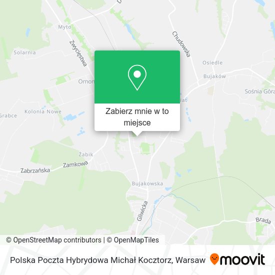 Mapa Polska Poczta Hybrydowa Michał Kocztorz