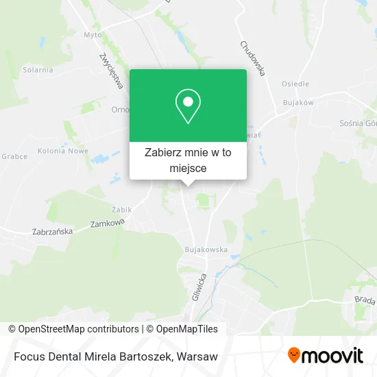 Mapa Focus Dental Mirela Bartoszek