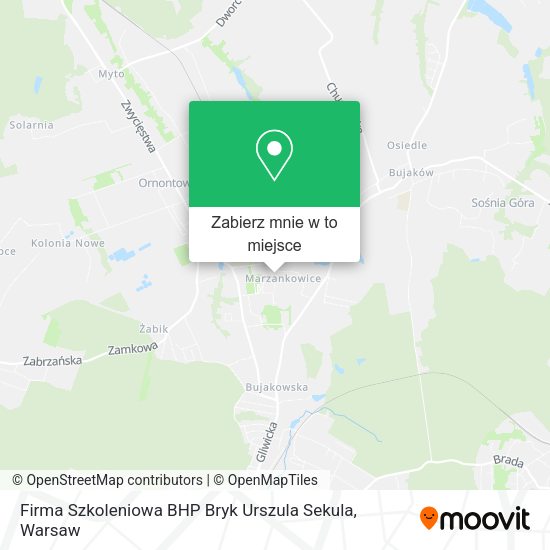 Mapa Firma Szkoleniowa BHP Bryk Urszula Sekula