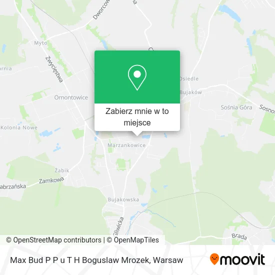 Mapa Max Bud P P u T H Boguslaw Mrozek
