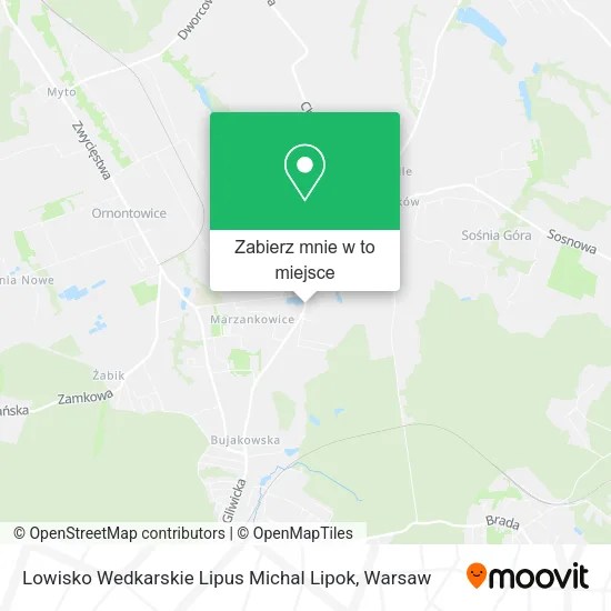 Mapa Lowisko Wedkarskie Lipus Michal Lipok