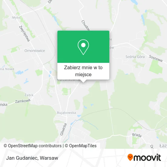 Mapa Jan Gudaniec