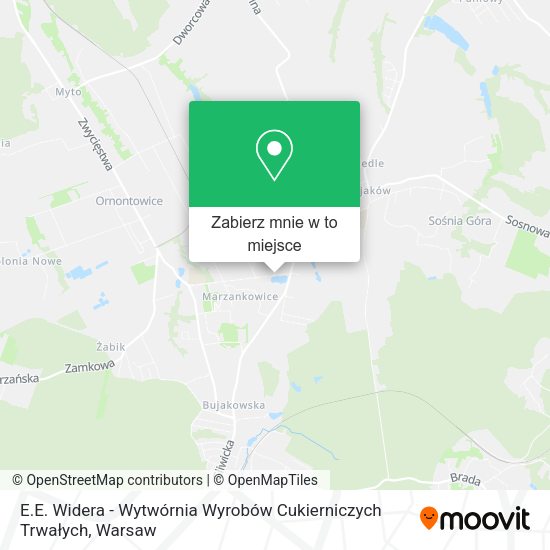 Mapa E.E. Widera - Wytwórnia Wyrobów Cukierniczych Trwałych