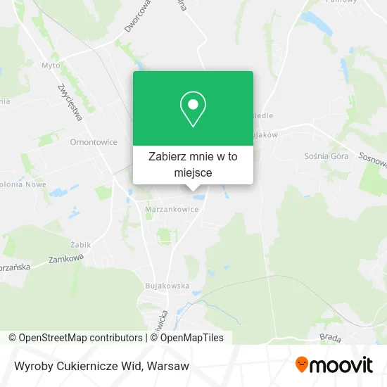 Mapa Wyroby Cukiernicze Wid