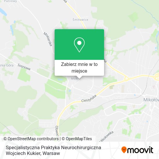 Mapa Specjalistyczna Praktyka Neurochirurgiczna Wojciech Kukier