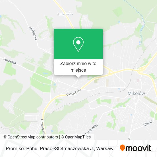 Mapa Promiko. Pphu. Prasoł-Stelmaszewska J.