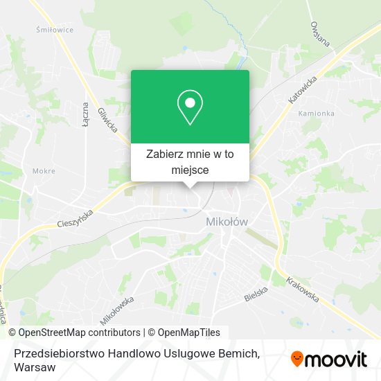 Mapa Przedsiebiorstwo Handlowo Uslugowe Bemich