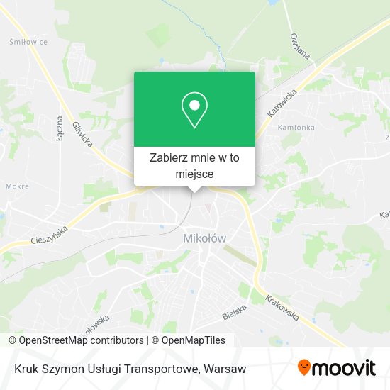 Mapa Kruk Szymon Usługi Transportowe