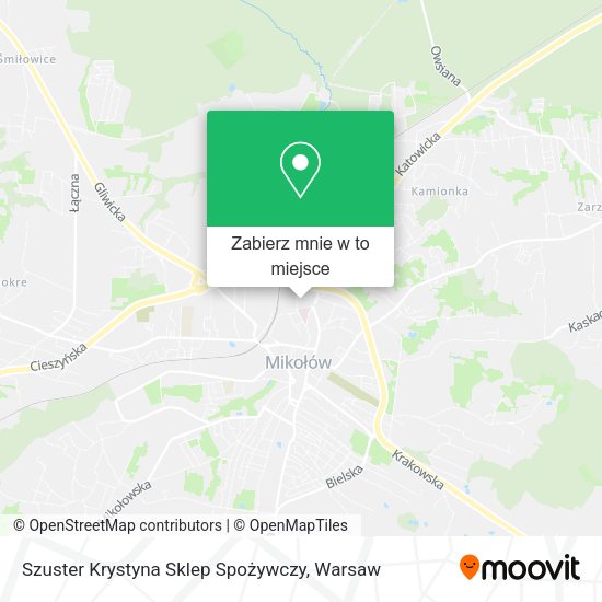 Mapa Szuster Krystyna Sklep Spożywczy