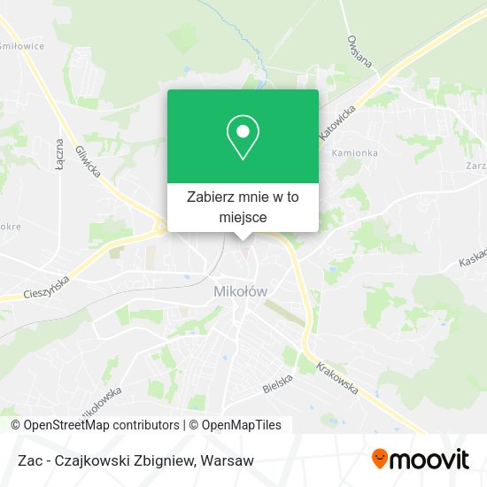 Mapa Zac - Czajkowski Zbigniew