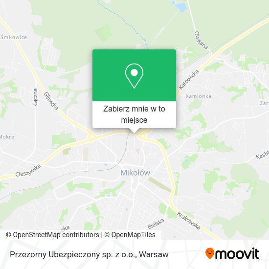 Mapa Przezorny Ubezpieczony sp. z o.o.