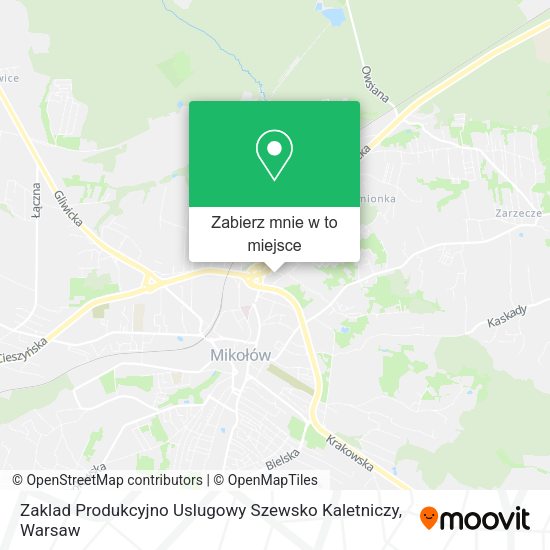 Mapa Zaklad Produkcyjno Uslugowy Szewsko Kaletniczy