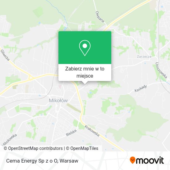 Mapa Cema Energy Sp z o O