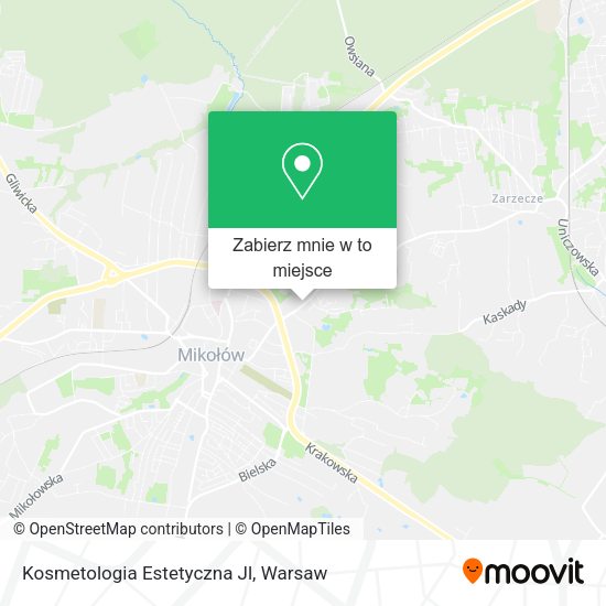 Mapa Kosmetologia Estetyczna Jl