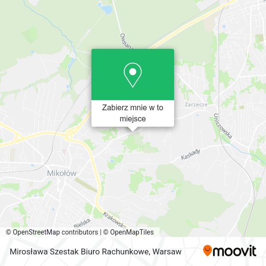 Mapa Mirosława Szestak Biuro Rachunkowe