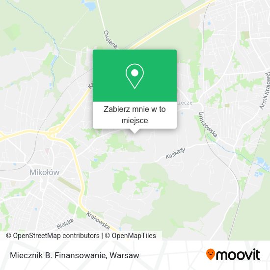 Mapa Miecznik B. Finansowanie