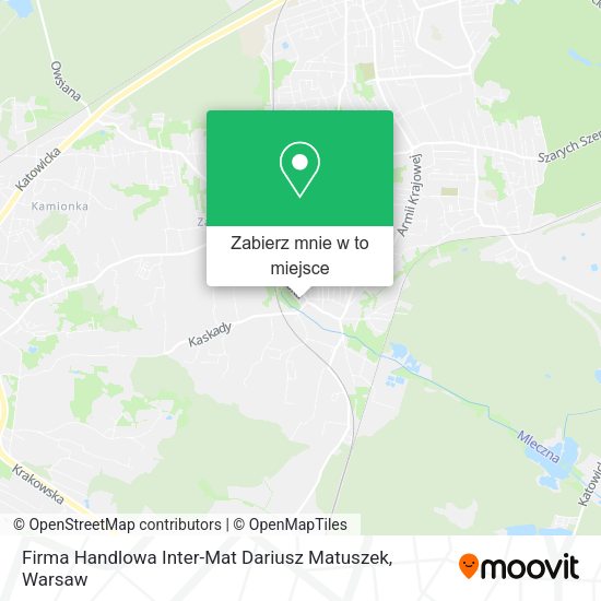 Mapa Firma Handlowa Inter-Mat Dariusz Matuszek