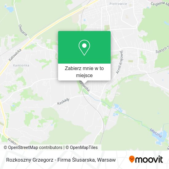 Mapa Rozkoszny Grzegorz - Firma Ślusarska