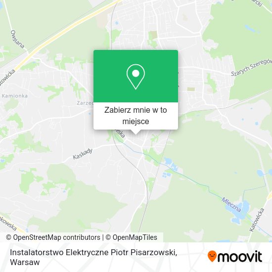 Mapa Instalatorstwo Elektryczne Piotr Pisarzowski