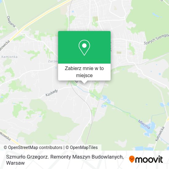 Mapa Szmurło Grzegorz. Remonty Maszyn Budowlanych