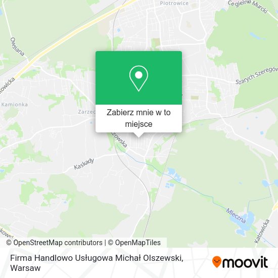 Mapa Firma Handlowo Usługowa Michał Olszewski