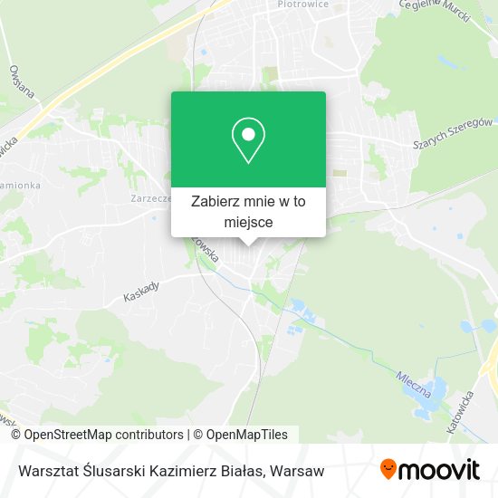 Mapa Warsztat Ślusarski Kazimierz Białas