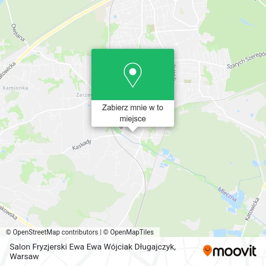 Mapa Salon Fryzjerski Ewa Ewa Wójciak Długajczyk