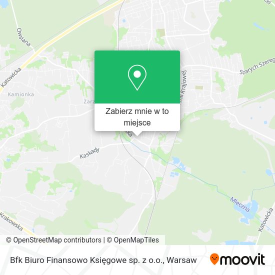 Mapa Bfk Biuro Finansowo Księgowe sp. z o.o.