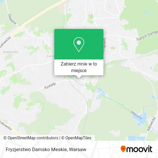 Mapa Fryzjerstwo Damsko Meskie