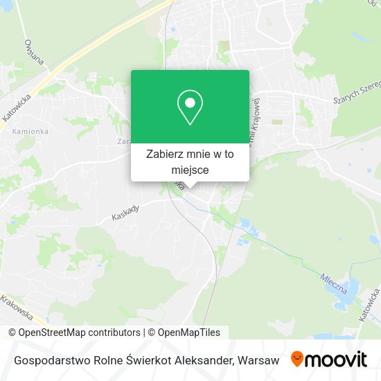 Mapa Gospodarstwo Rolne Świerkot Aleksander