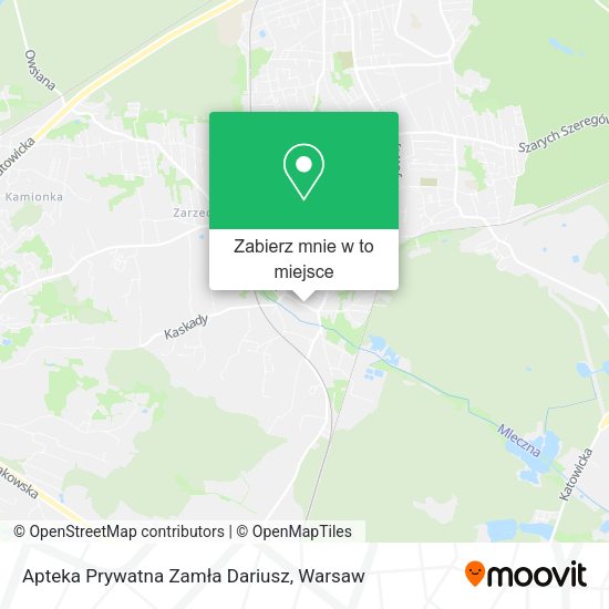 Mapa Apteka Prywatna Zamła Dariusz