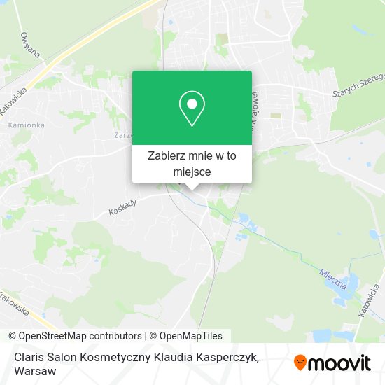 Mapa Claris Salon Kosmetyczny Klaudia Kasperczyk