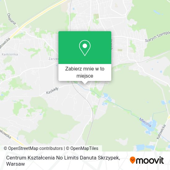 Mapa Centrum Kształcenia No Limits Danuta Skrzypek