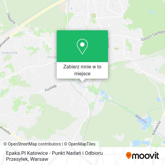 Mapa Epaka.Pl Katowice - Punkt Nadań i Odbioru Przesyłek