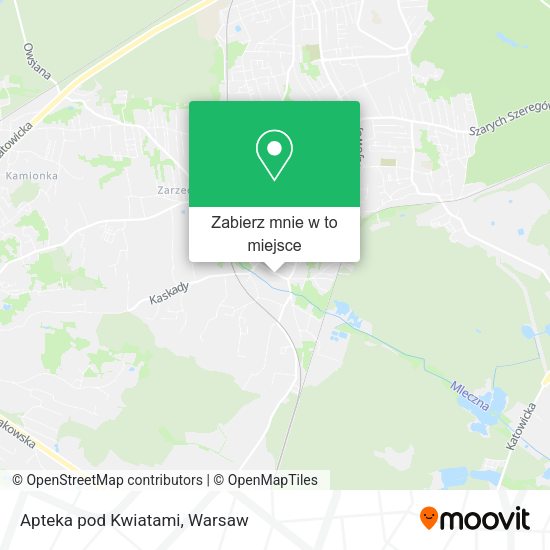 Mapa Apteka pod Kwiatami