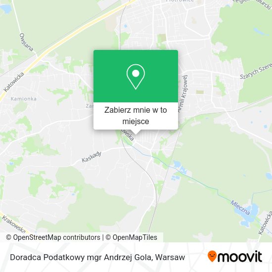 Mapa Doradca Podatkowy mgr Andrzej Gola