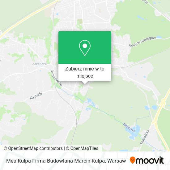 Mapa Mea Kulpa Firma Budowlana Marcin Kulpa