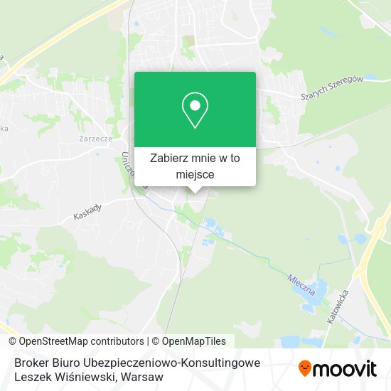 Mapa Broker Biuro Ubezpieczeniowo-Konsultingowe Leszek Wiśniewski