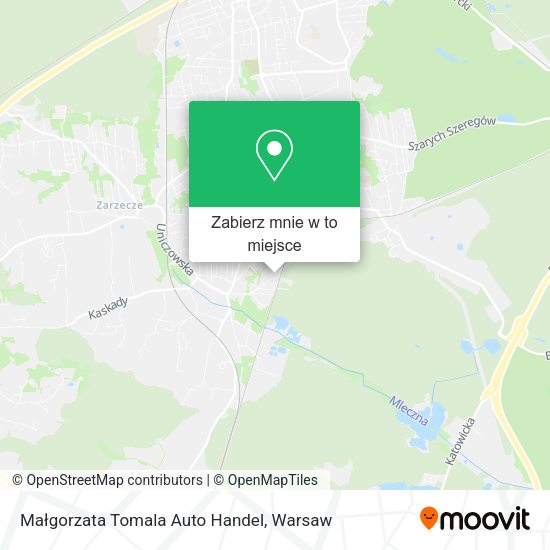 Mapa Małgorzata Tomala Auto Handel