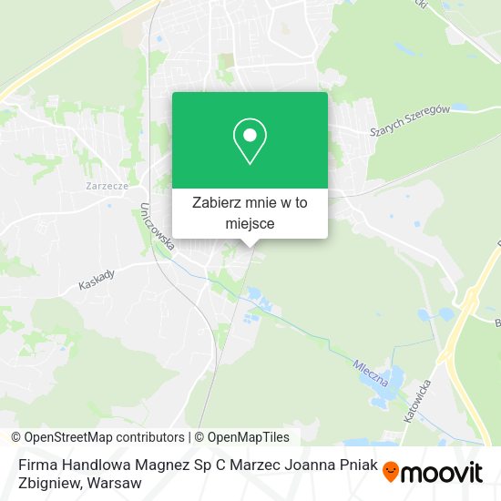 Mapa Firma Handlowa Magnez Sp C Marzec Joanna Pniak Zbigniew