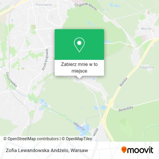 Mapa Zofia Lewandowska Andżelo