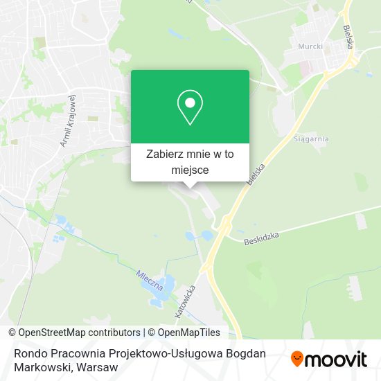 Mapa Rondo Pracownia Projektowo-Usługowa Bogdan Markowski