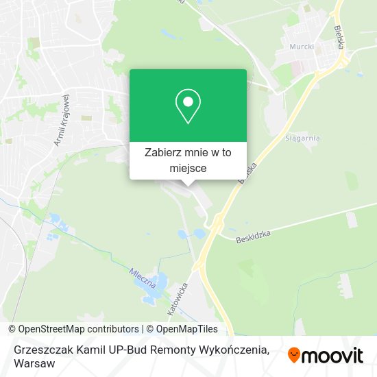 Mapa Grzeszczak Kamil UP-Bud Remonty Wykończenia