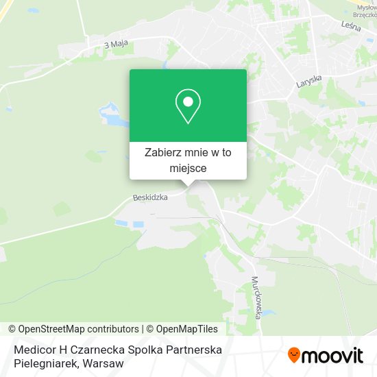 Mapa Medicor H Czarnecka Spolka Partnerska Pielegniarek