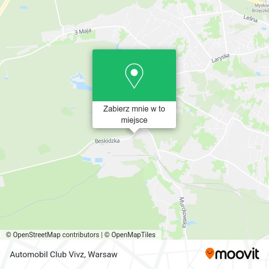 Mapa Automobil Club Vivz