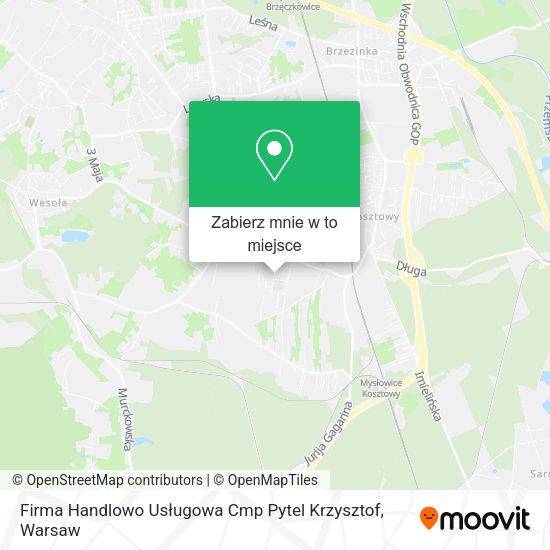 Mapa Firma Handlowo Usługowa Cmp Pytel Krzysztof